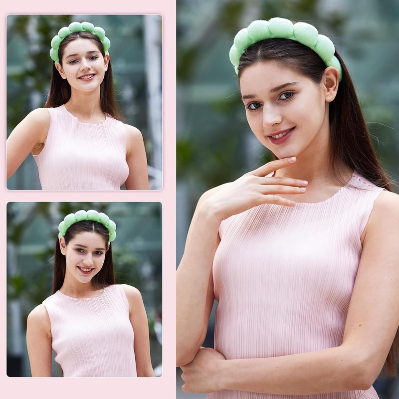 Ztomine Store Headbands for Women - Spa Headband and Wristband Set - Headband for Washing Face,Facial Mask,Makeup and Skin Care,Gifts for Women and Teen Girl Gifts Trendy Stuff - Image 5